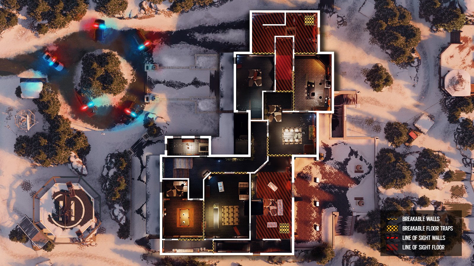 Chalet 1F blueprint